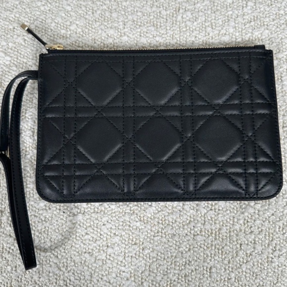 Authentic DIOR Medium Dior Toujours Bag Black Macrocannage Calfskin - Picture 7 of 14